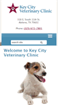 Mobile Screenshot of keycityvet.com